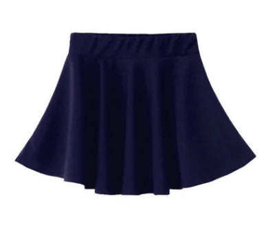 Chic Pleated Polyester Skirt