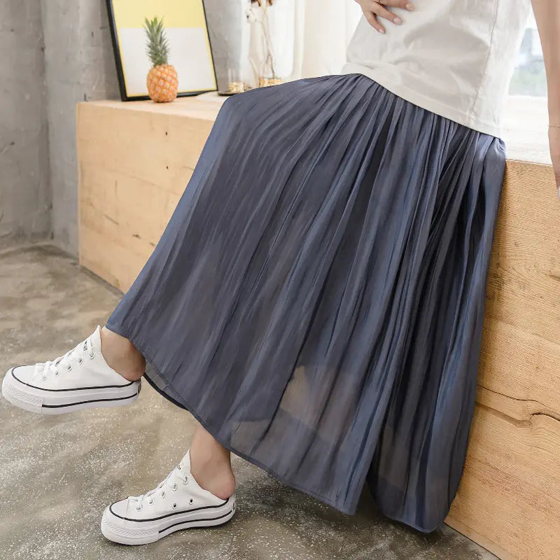 Chic Bump Midi Skirt