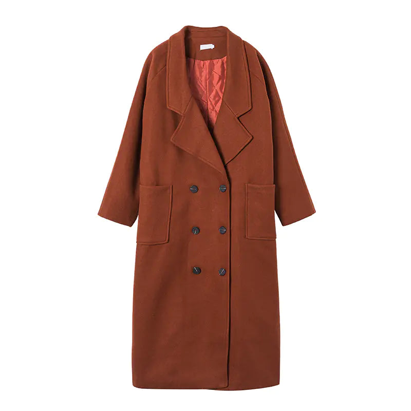 Chic Caramel Wool Jacket