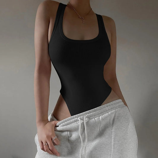 Chic Knit Halter Bodycon Top