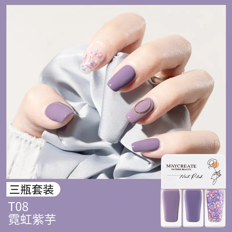 Quick-Dry 3-Piece Peel-Off Nail Polish Set