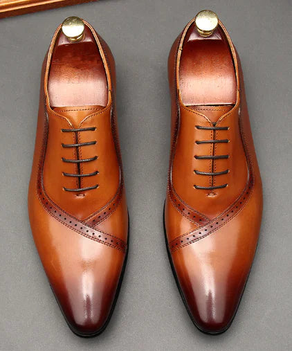 Georgio Cowhide Oxfords for Men