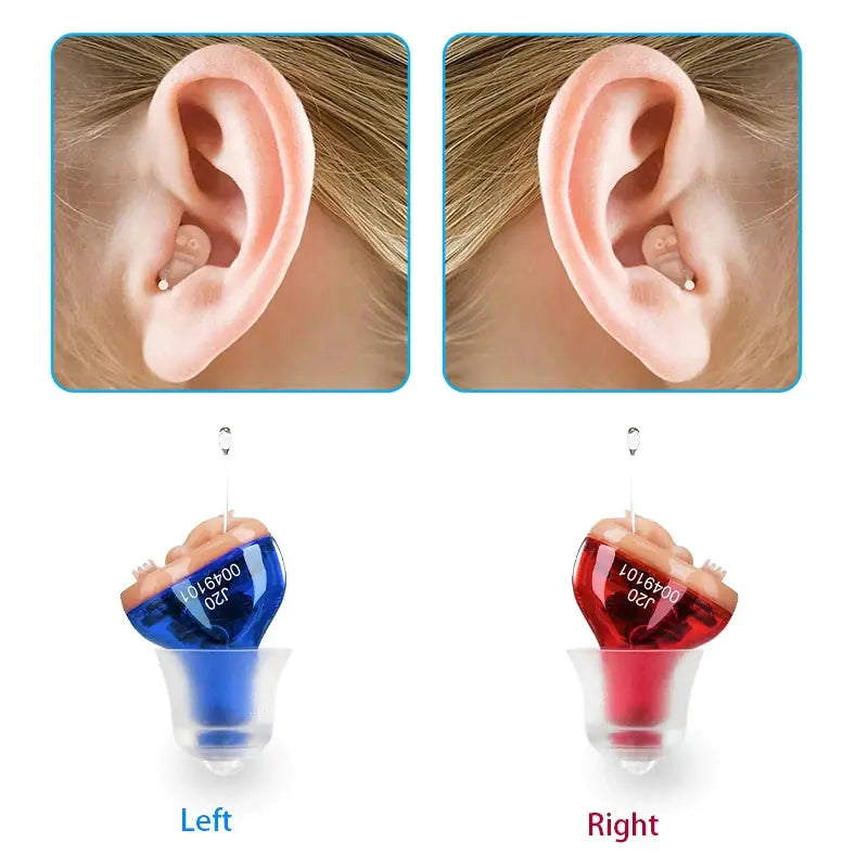Color-Coded Dual Hearing Amplifiers