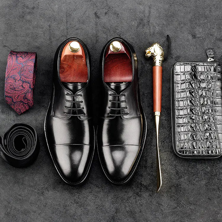 Gent's Sleek Suede Footwear
