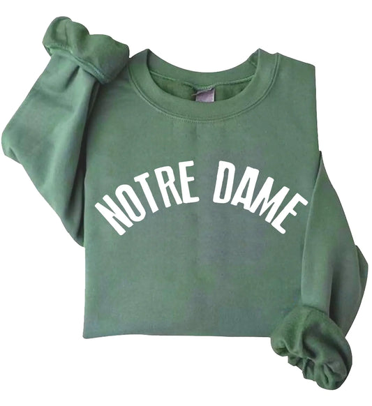 Notre Dame Classic Green Sweatshirt