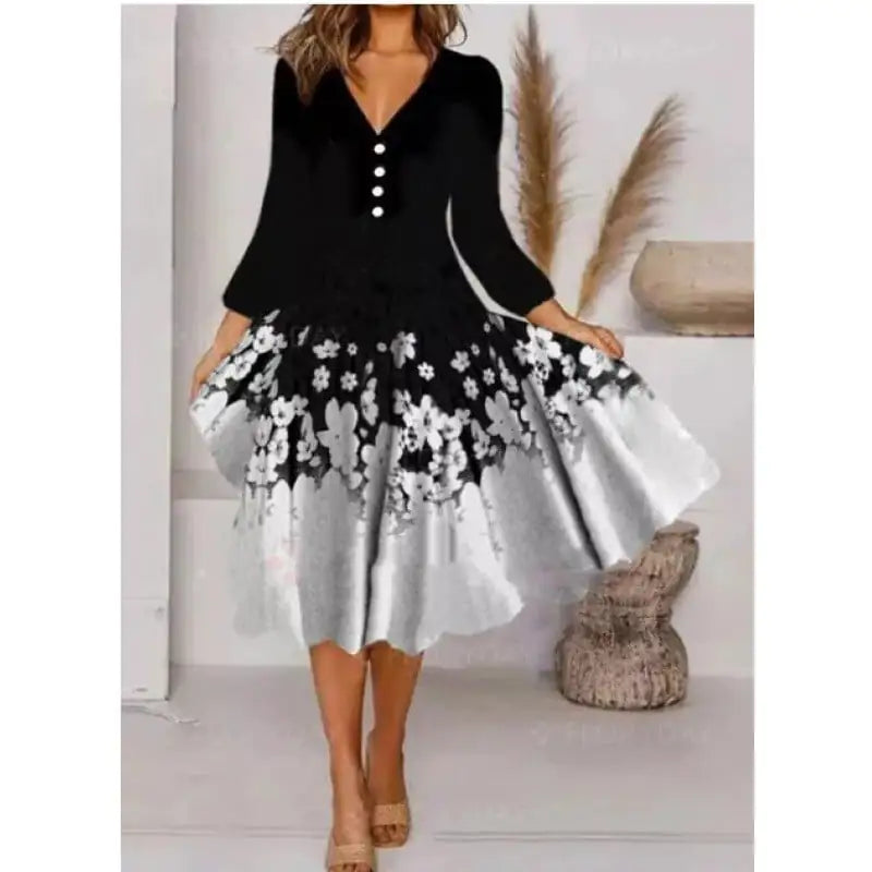 Swift-Dry Elegant Black Skirt