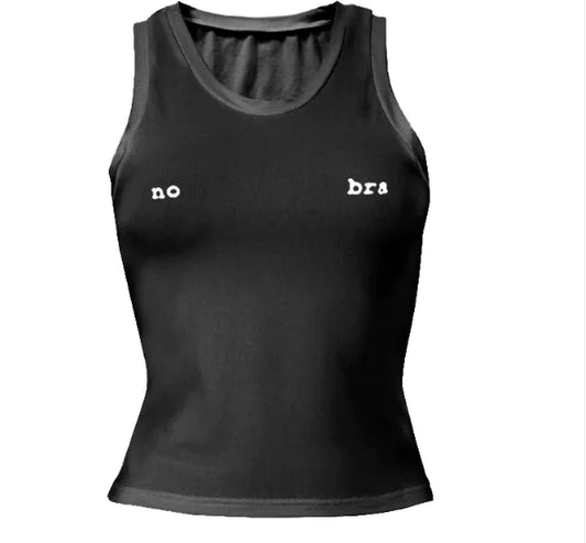 Alphabet Edge Crop Tank