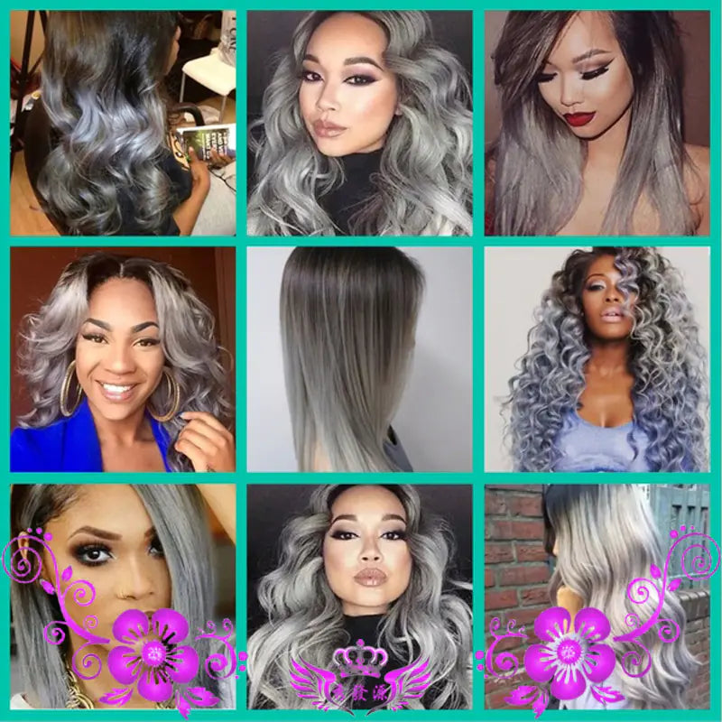 Smokey Gray Brazilian Hair Wig