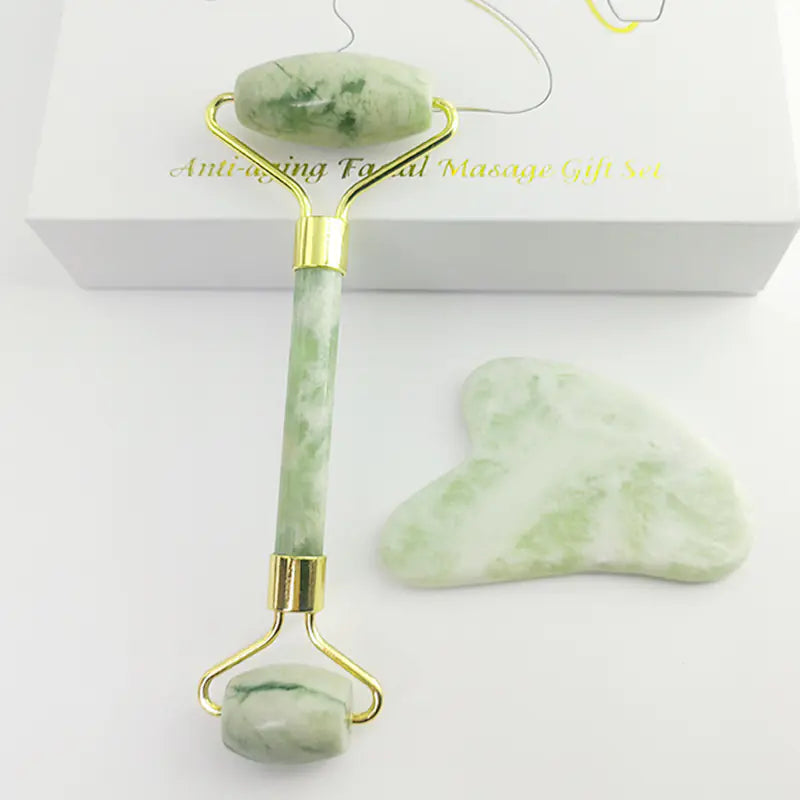 Serene White Jade Facial Therapy Set