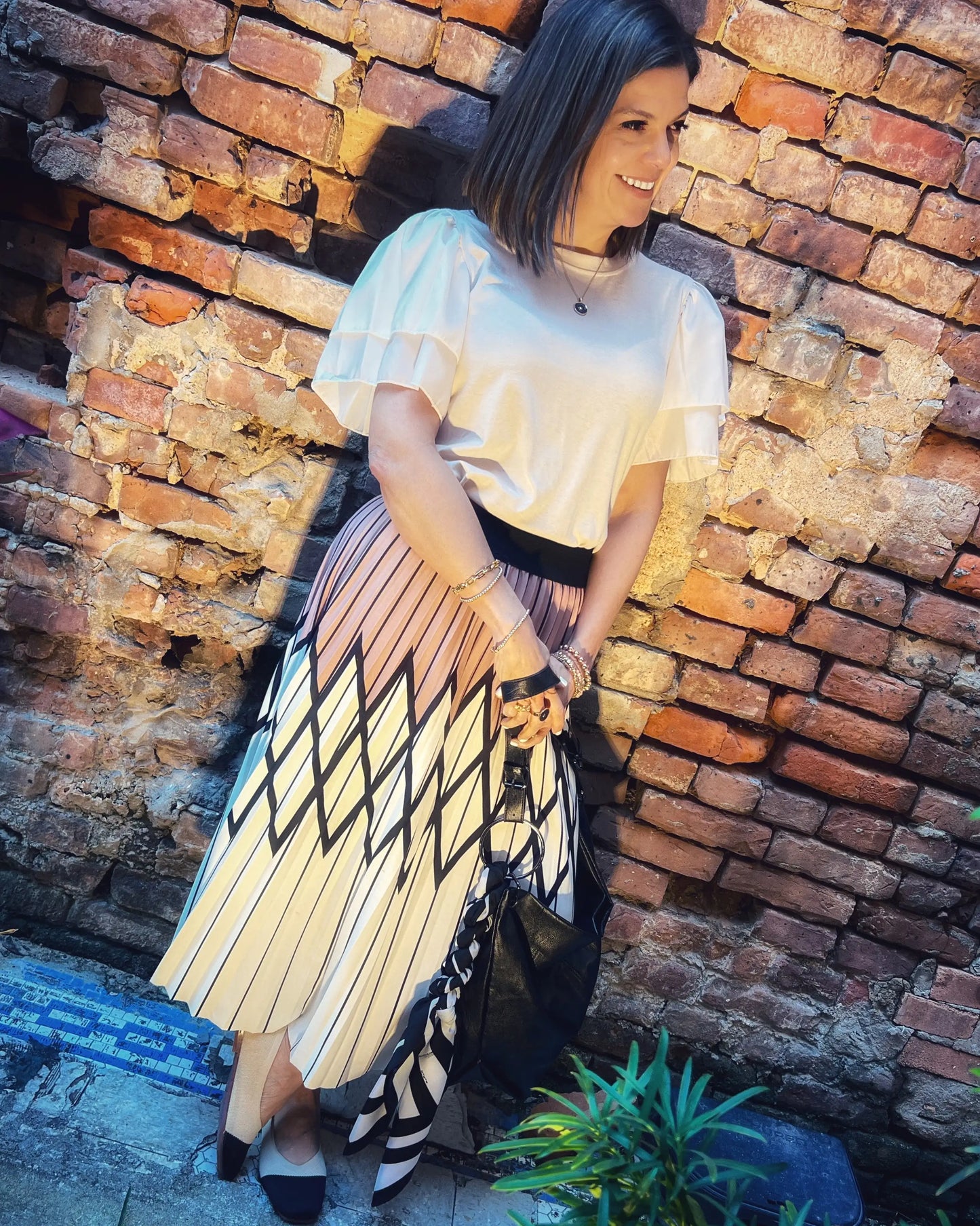 Magnolia Evening Pleats Skirt