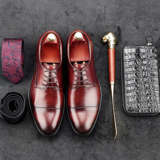 Gent's Sleek Suede Footwear