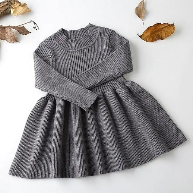 Cozy Cotton Knit Skirt for Kids