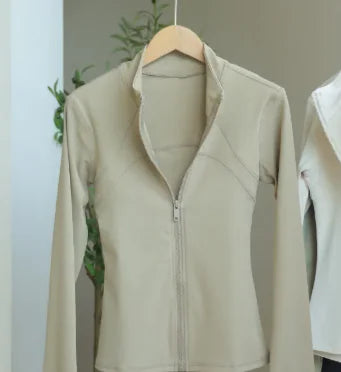 Athletic Zip Collar Top