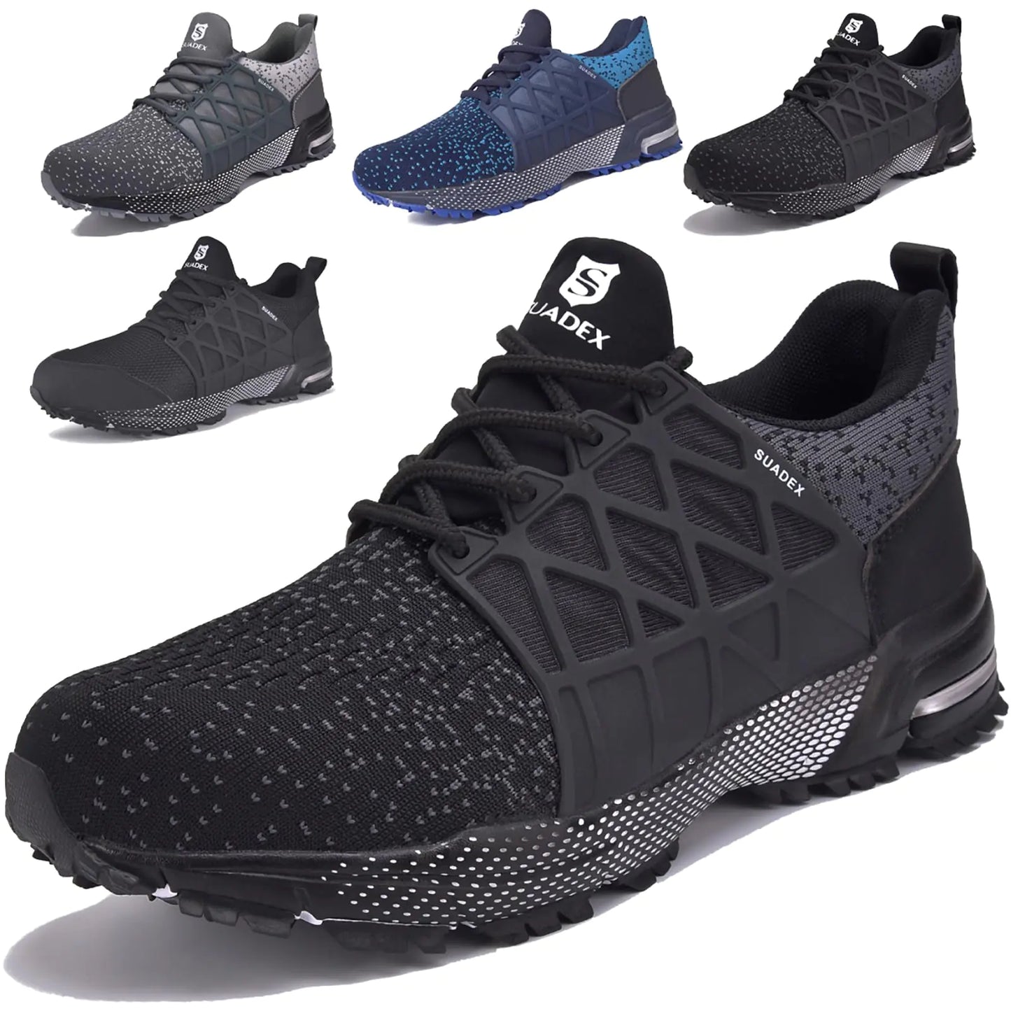 SUADEX Tough Steel Toe Work Shoes for Men & Women