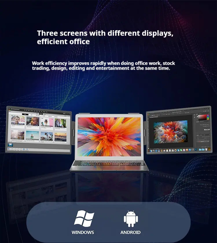 Twin Display Mobile Monitor