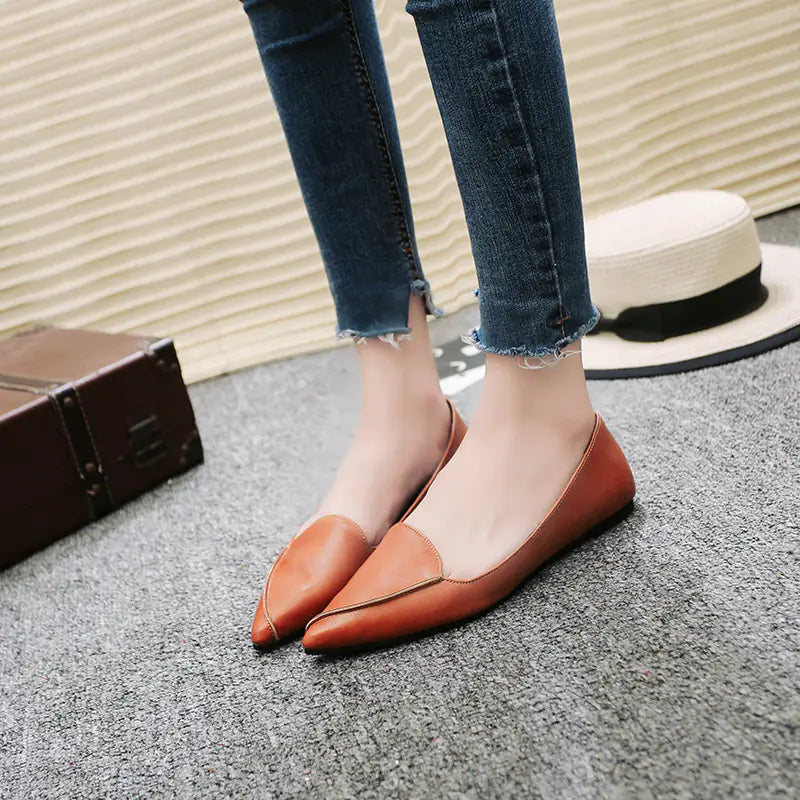 Elegant Pointed Comfort Flats