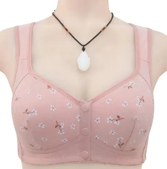 Chic Button-Up Lounge Bra