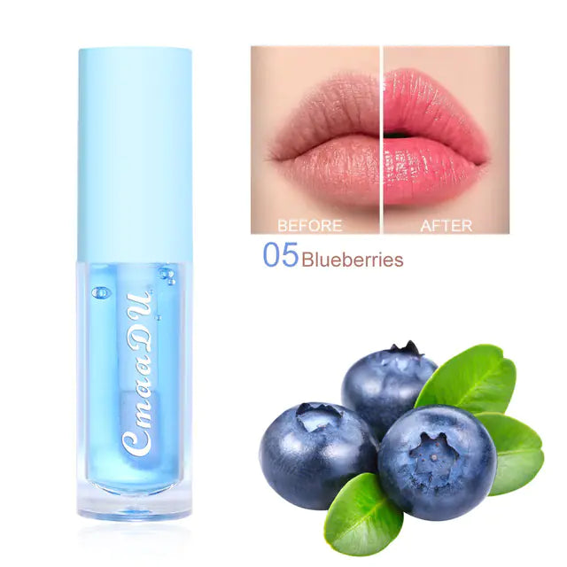 Fruity Shine Color-Shift Lip Oil - Hydrating & Waterproof