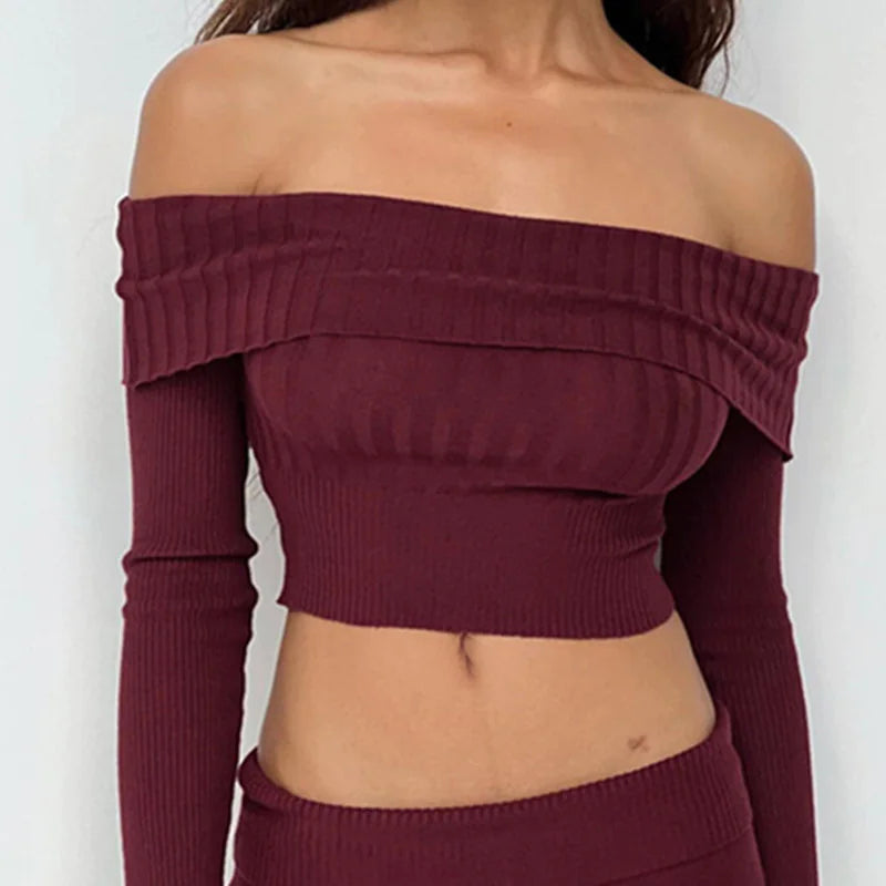 Chic Foldover Sweater