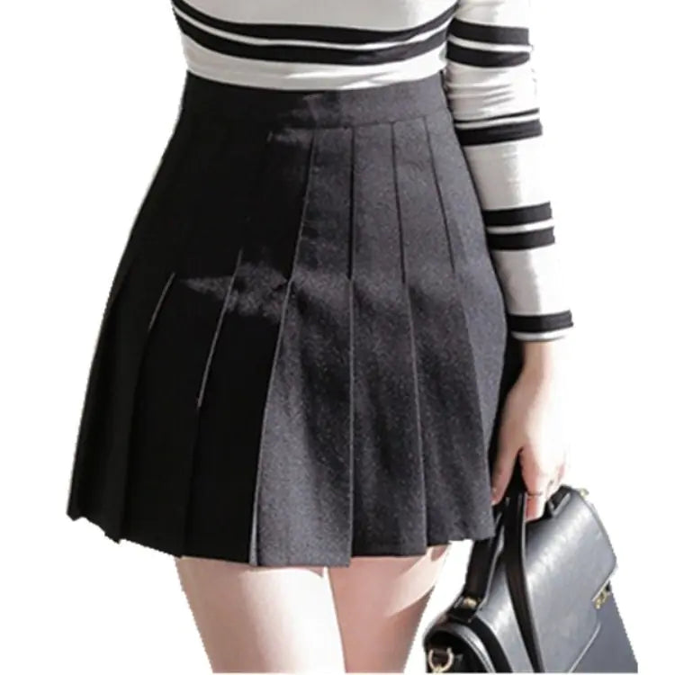 Chic Pleated Midi Skirt