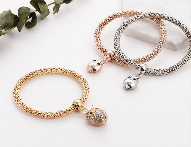 Colorful Owl Statement Bracelet