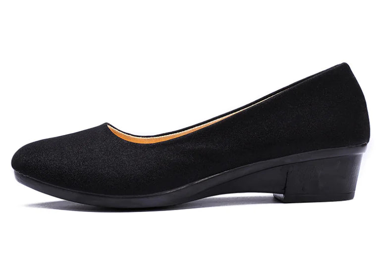 Beijing Soft Cloth Wedge Shoes