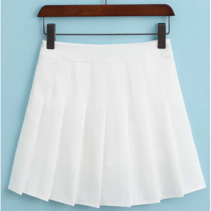 Chic Pleated Midi Skirt