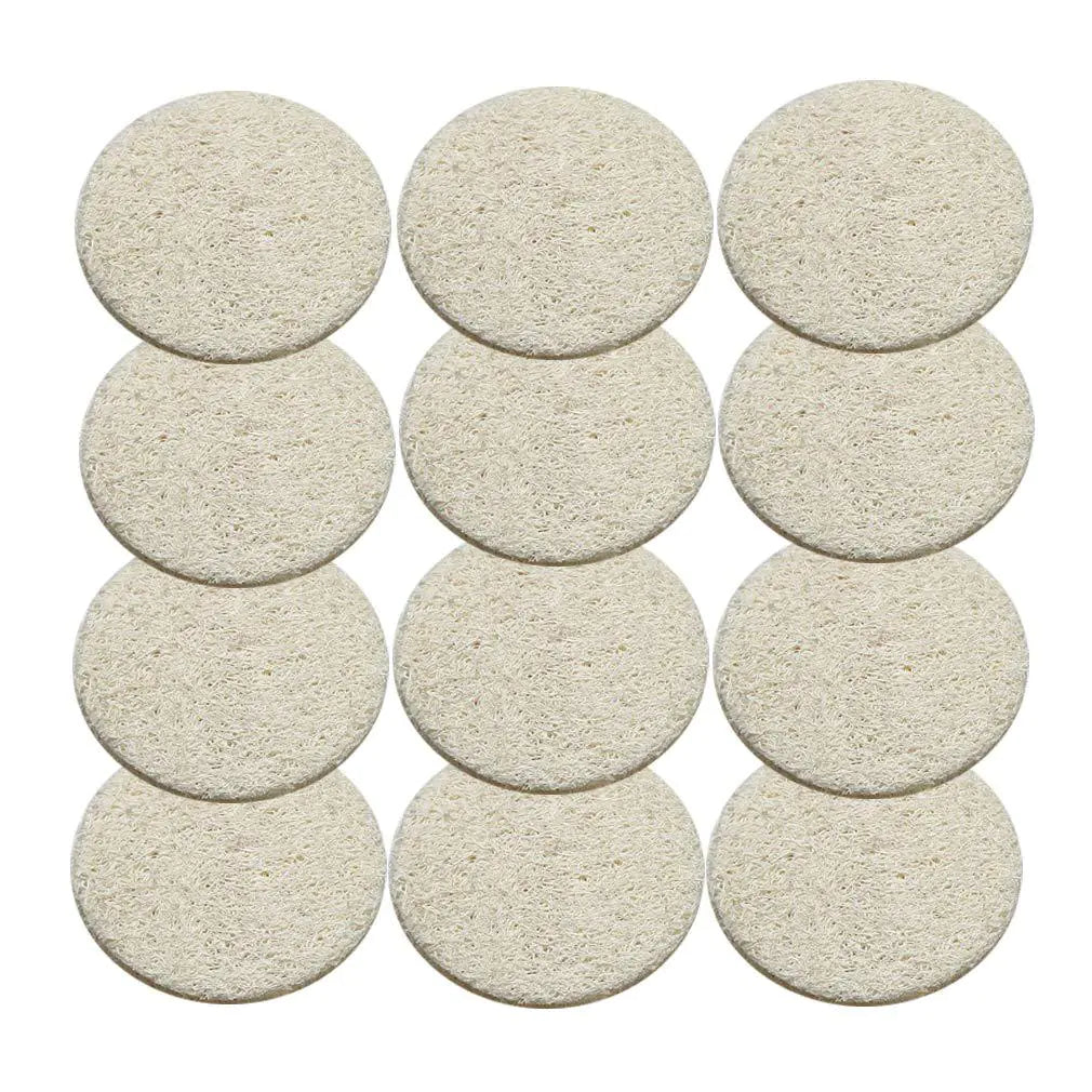 Eco-Friendly Loofah Face Pads 6x6cm