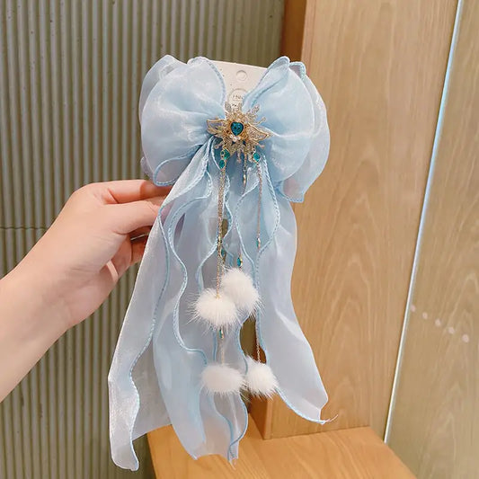 Kids' Magic Ice Bow Ponytail Accessory