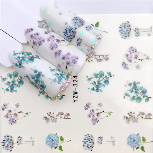 Scandinavian Sky Nail Art Decals