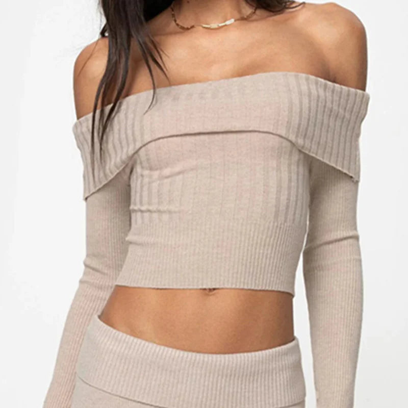 Chic Foldover Sweater