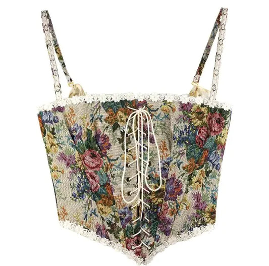 Elegant Jacquard Lace Cami