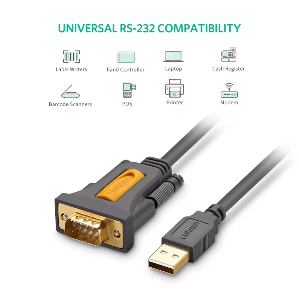 USB to Serial RS232 Adapter Cable