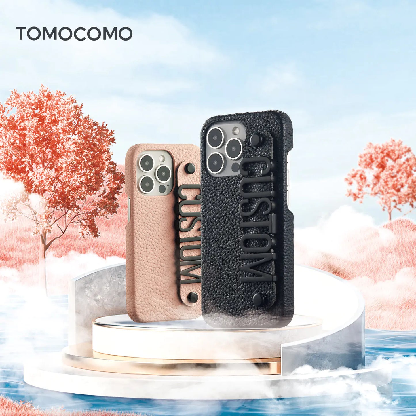 Custom Litchi PU iPhone Case