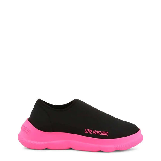 Neon Pink Platform Sneakers