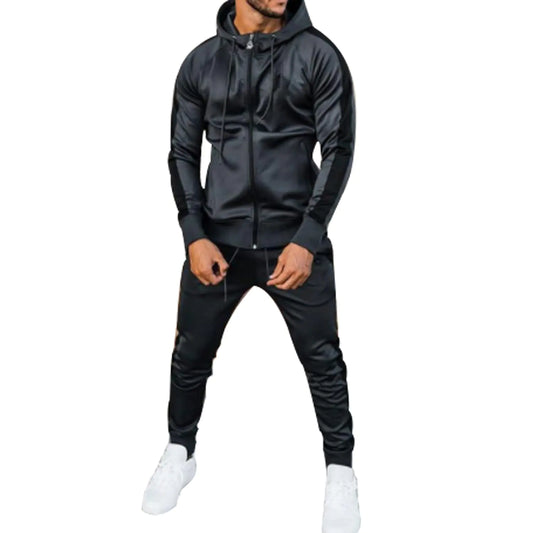 Men's Custom Hoodie & Jogger Set - Casual 2 Piece Tracksuit