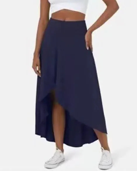 Flowing Asymmetry Skirt