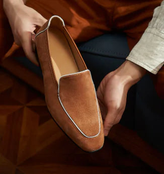 Men's Dual-Tone Professional Leather Shoes