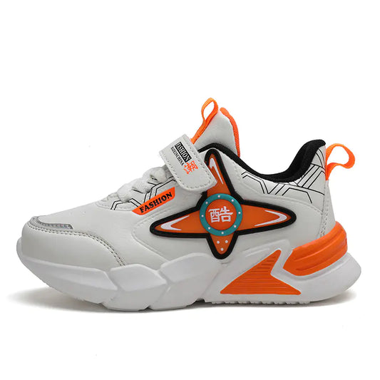 Kids' Court-Ready Leather Sneakers