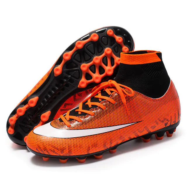 Men's Nylon Soccer Cleats - Outdoor Athletic Shoes