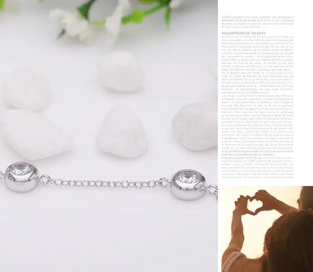 Elegant Sterling Circle Bracelet