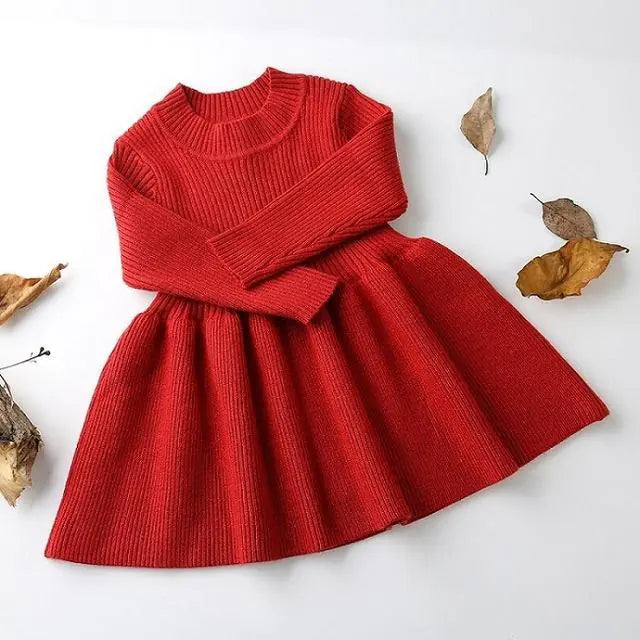 Cozy Cotton Knit Skirt for Kids