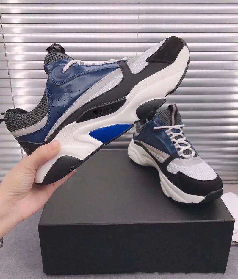 Trendy Color-Block Couple Sneakers