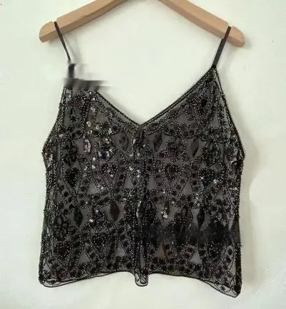 Glam Sequin Sling Top