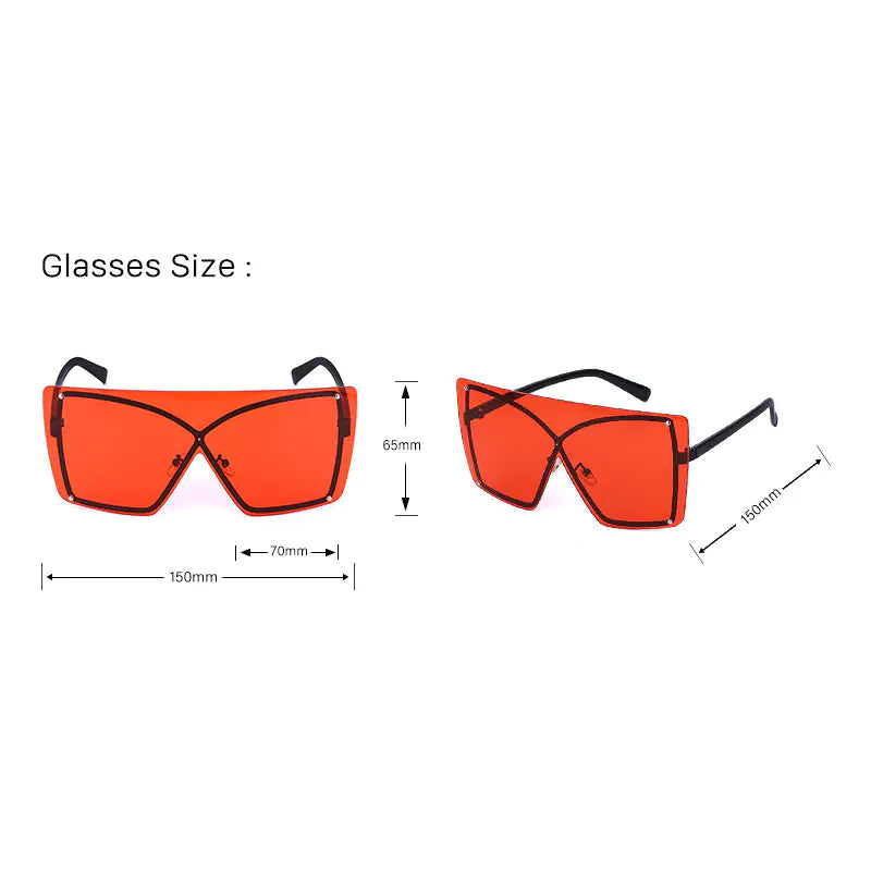 Sleek Oversized Sunglasses