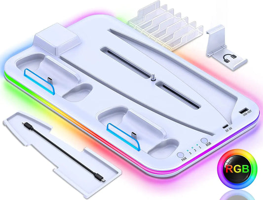 PS5 Dual Controller RGB Charging Station