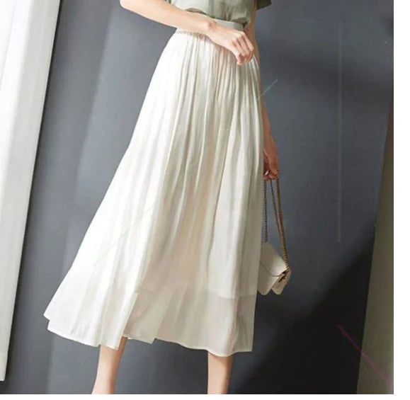 Chic Bump Midi Skirt