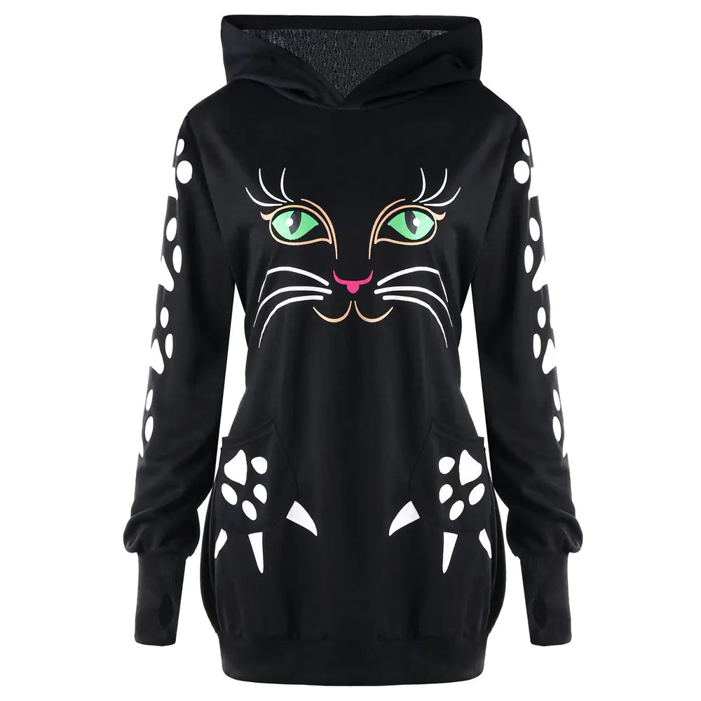 Feline Fashion Plus Hoodie