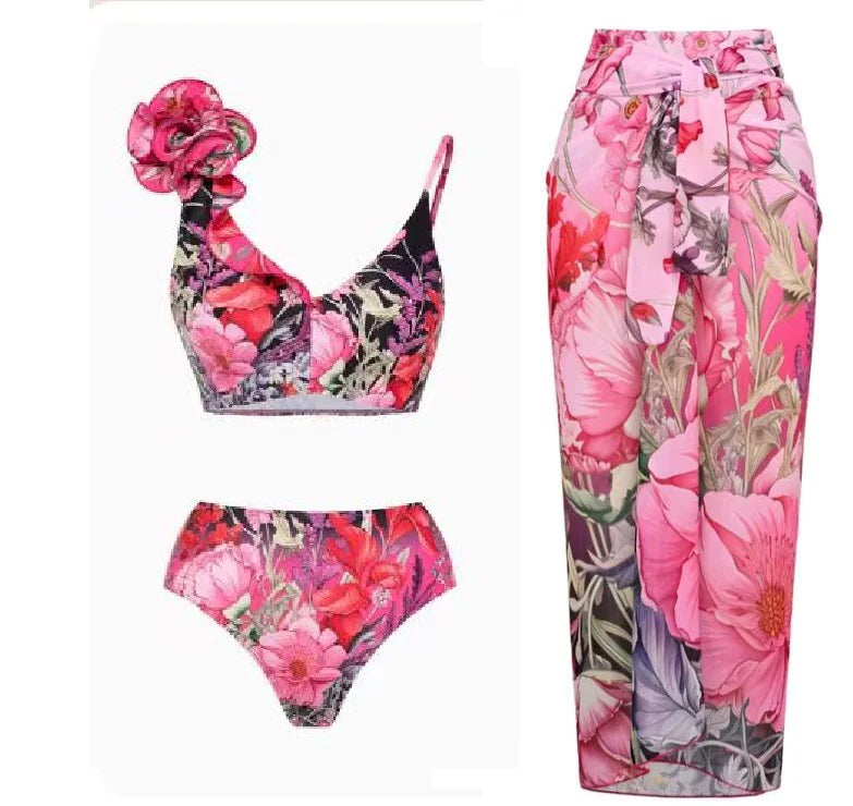 Seaside Skirted Swim Set