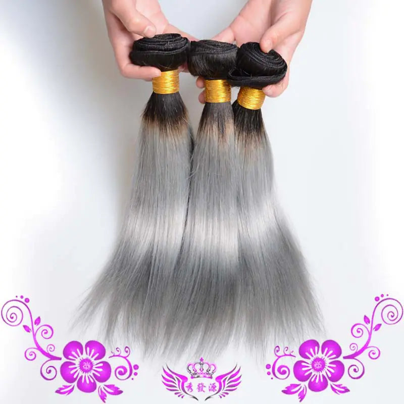 Smokey Gray Brazilian Hair Wig